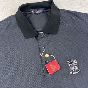 Tom Morris Men's Shirt St. Andrews Golf Striped Collared Short‎ Sleeve XL NWT